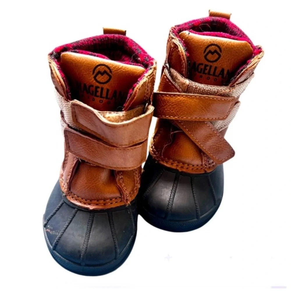 Magellan Outdoors Kids Brown and Black Boots